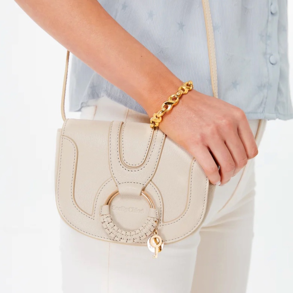 See By Chloe Mini Hana Crossbody / Cement Beige